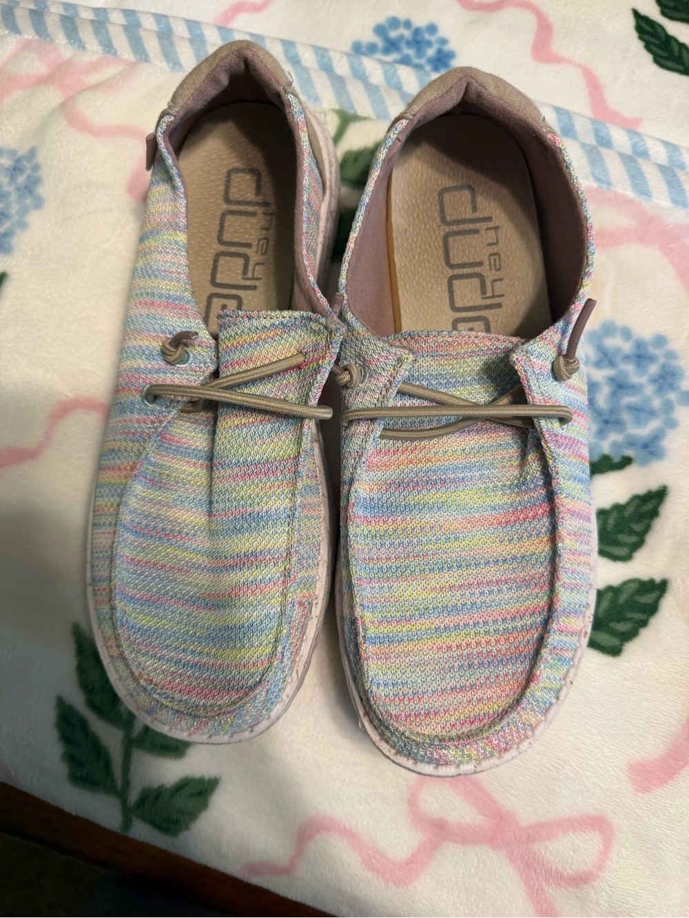 Hey Dude  Multicolor Knit Slip-On Shoes